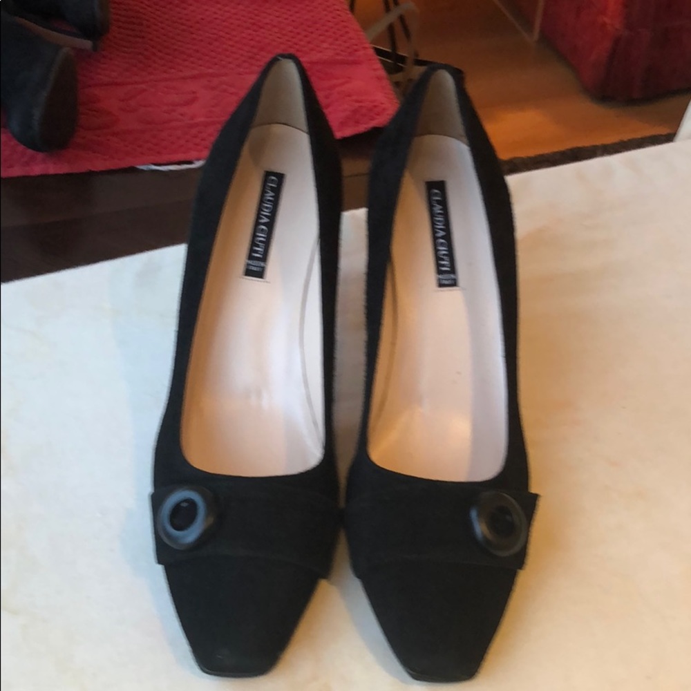 Claudia Cuiti suede pumps- NEW